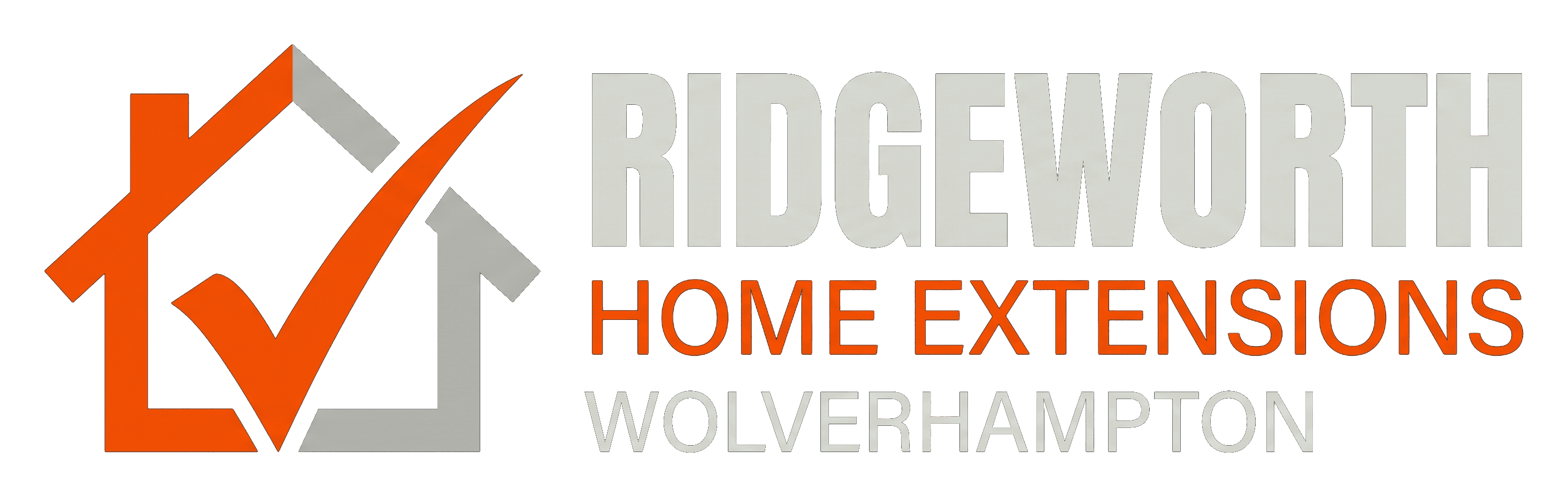 Ridgeworth Home Extensions logo on its header colour. It reads: RIDGEWORTH, HOME EXTENSIONS, WOLVERHAMPTON.