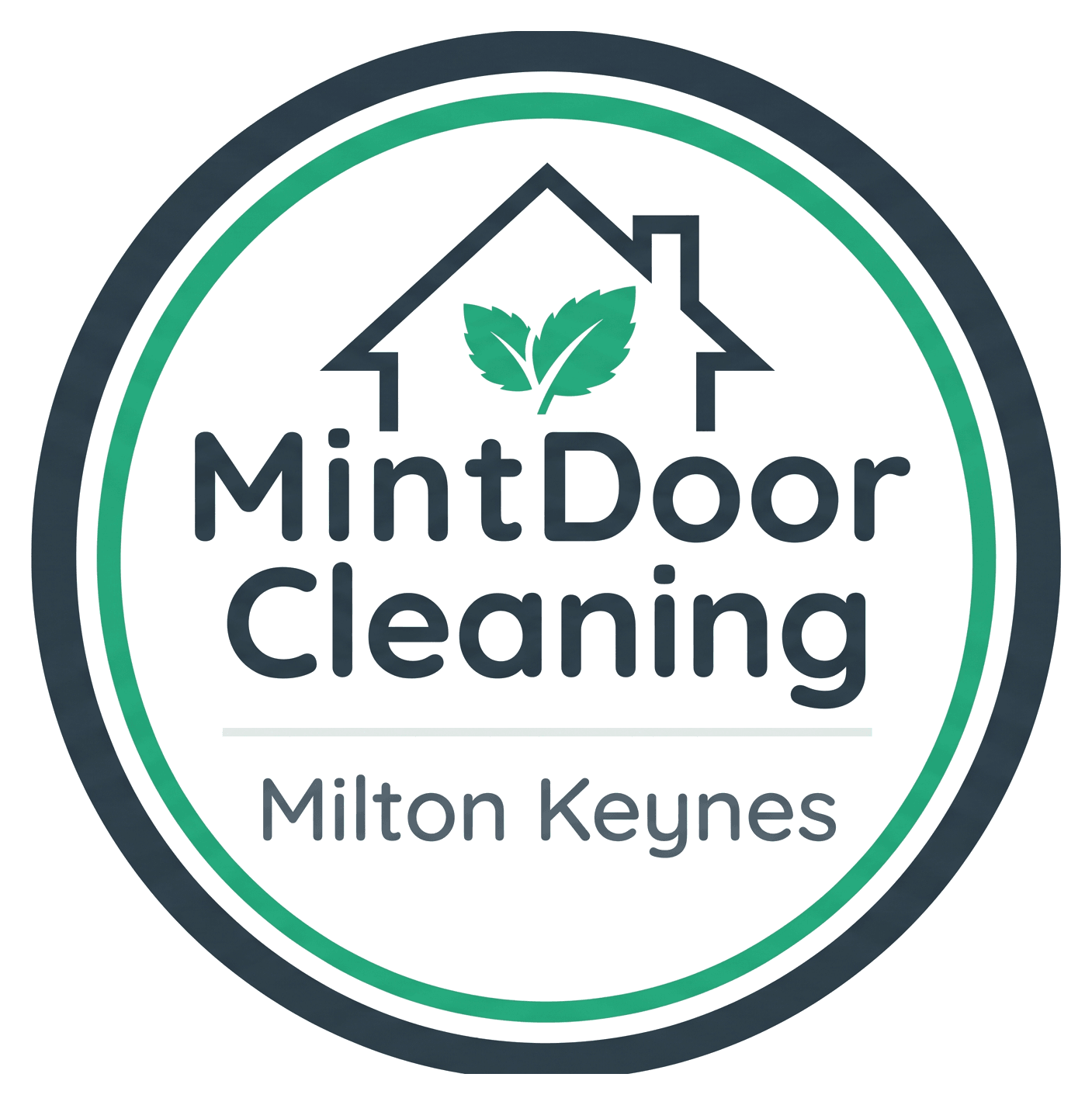 MintDoor Cleaning logo on its header colour. It reads: MintDoor Cleaning Milton Keynes.