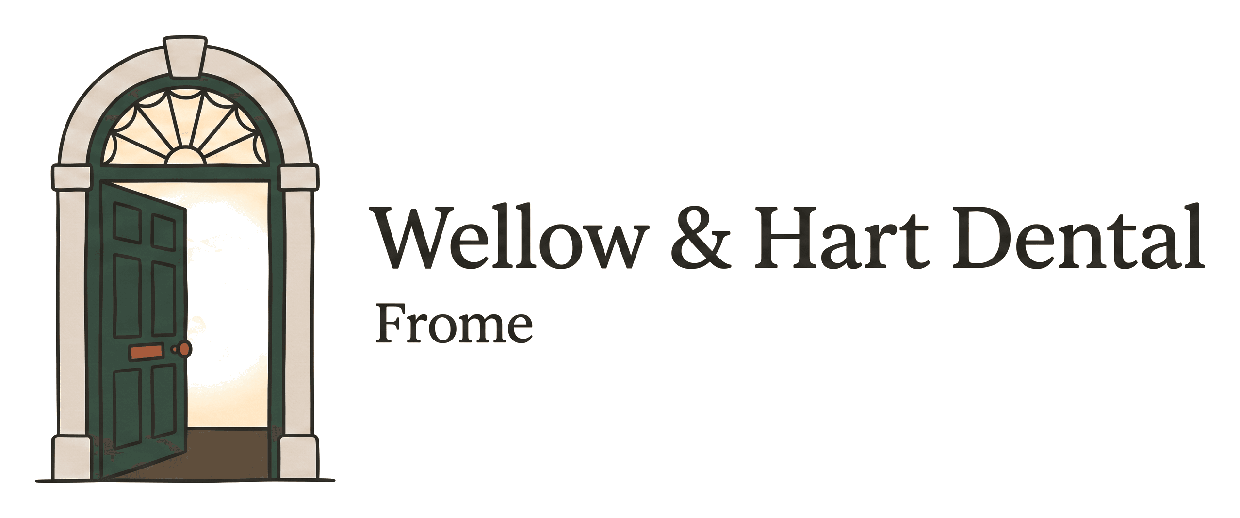 Wellow & Hart Dental logo on its header colour. It reads: Wellow & Hart Dental, Frome.