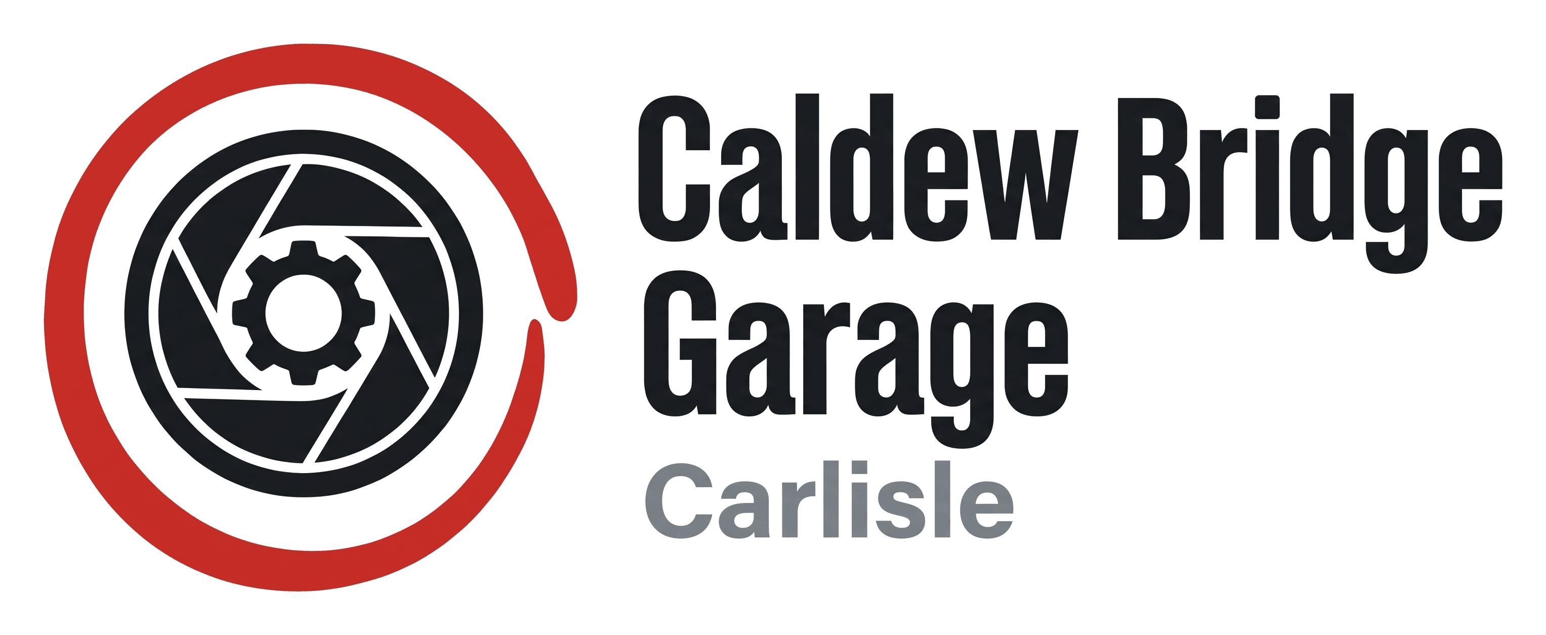 Caldew Bridge Garage logo on its header colour. It reads: Caldew Bridge, Garage, Carlisle.