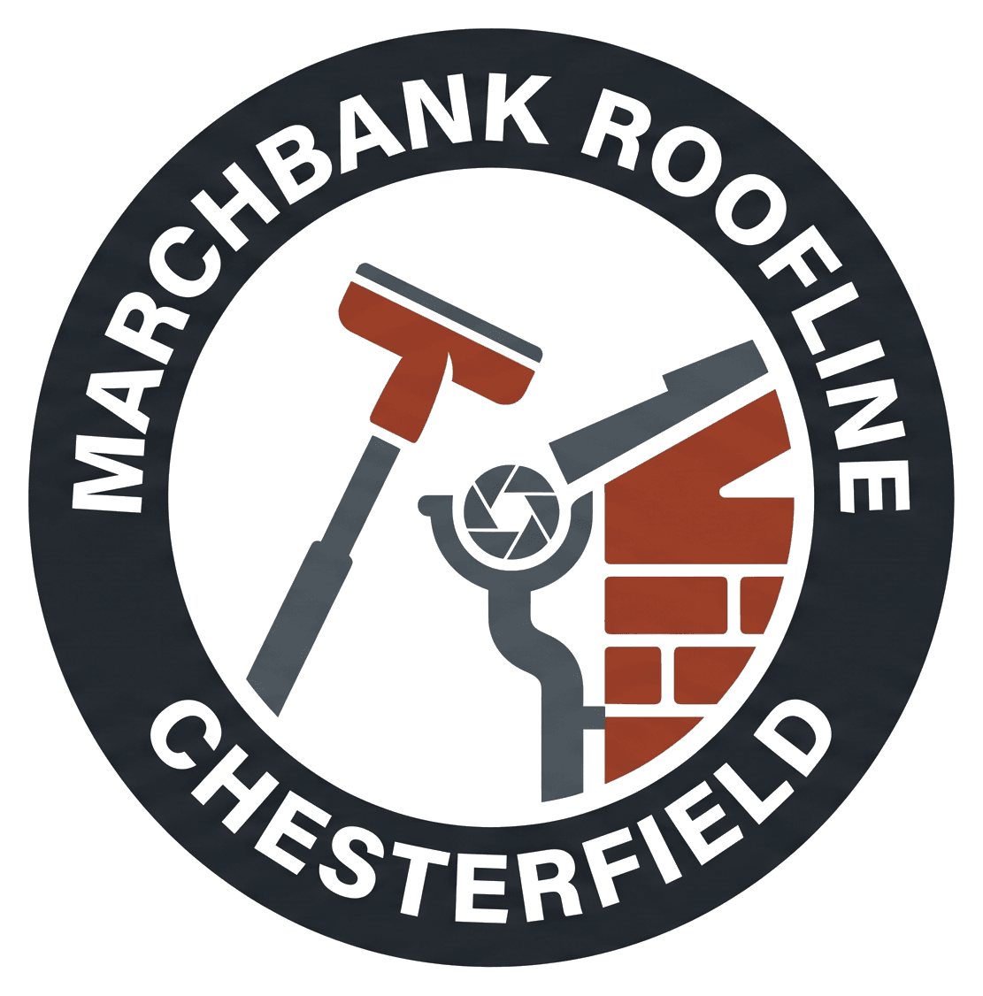 Marchbank Roofline logo on its header colour. It reads: MARCHBANK ROOFLINE CHESTERFIELD.