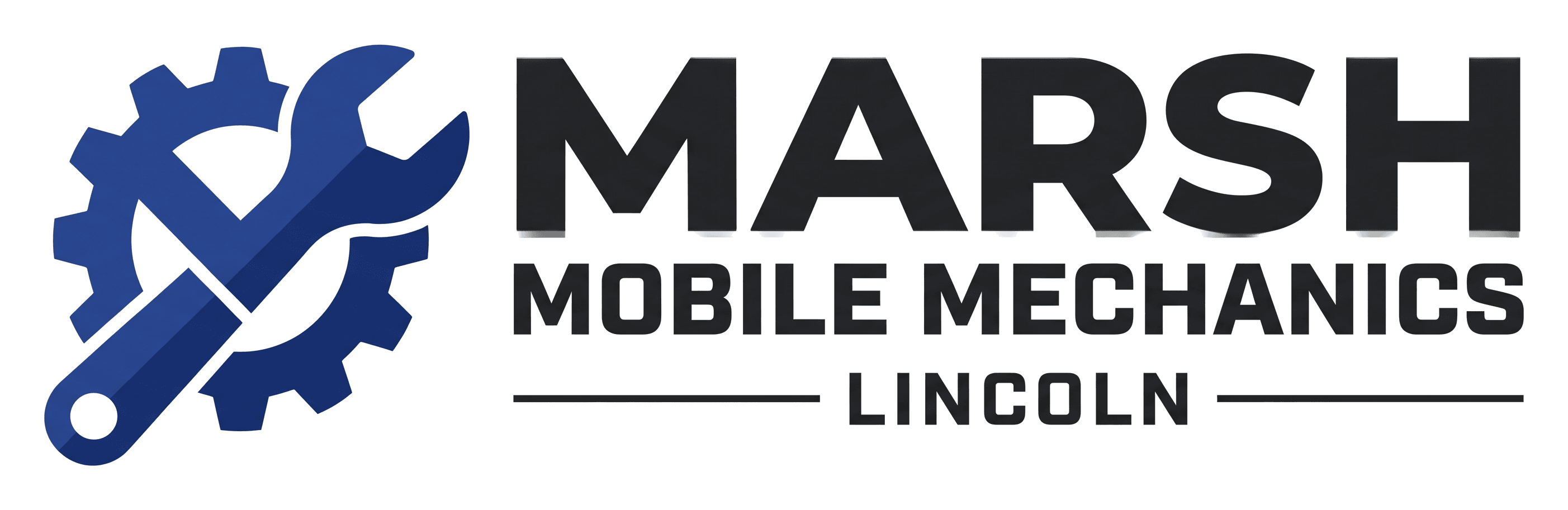 Marsh Mobile Mechanics logo on its header colour. It reads: MARSH, MOBILE MECHANICS, LINCOLN.