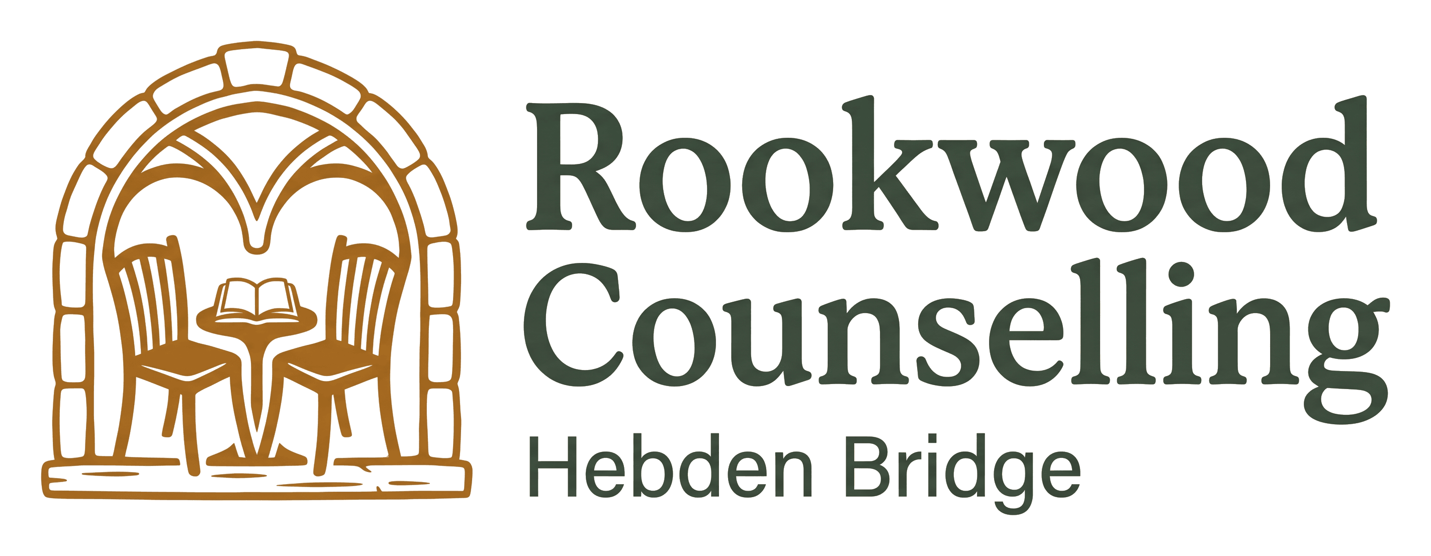 Rookwood Counselling logo on its header colour. It reads: Rookwood Counselling Hebden Bridge.