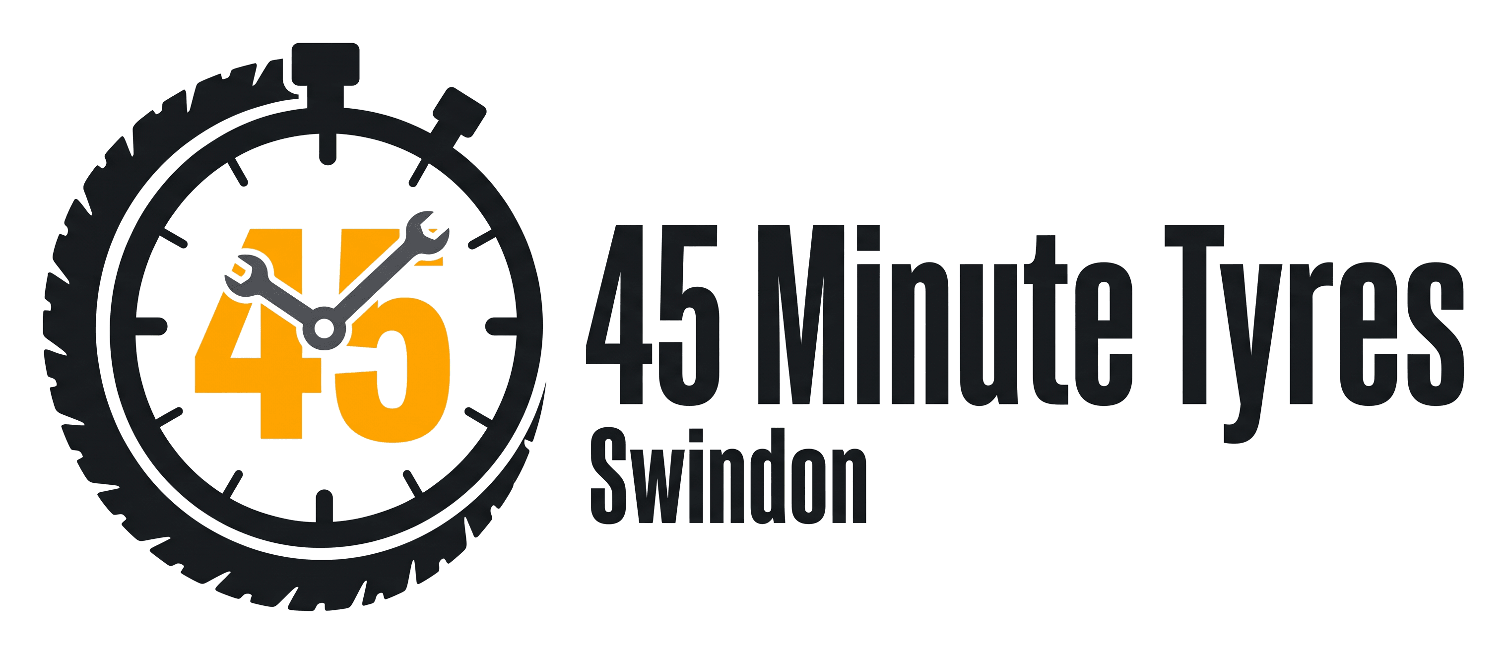 45 Minute Tyres logo on its header colour. It reads: 45, 45 Minute Tyres, Swindon.