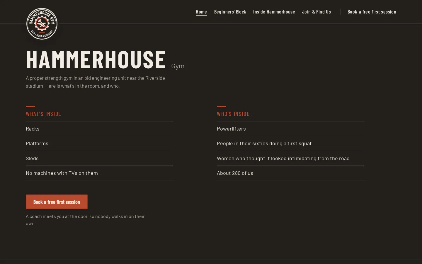 The Hammerhouse home page